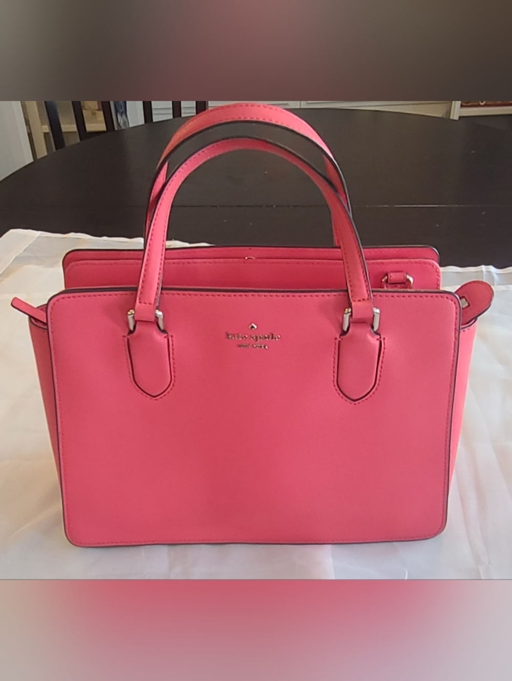 kate spade Pink Laurel Way Reese Satchel Bag - Picture 2 of 15
